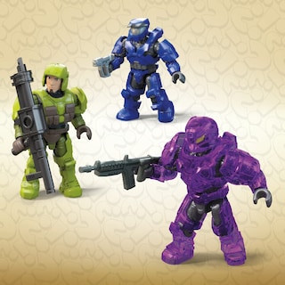 Foto 5 | Foto 5 | Microfiguras De Acción Megaconstrux Halo Con Bloque De Visualización - Venta Internacional.