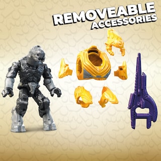 Foto 7 | Foto 7 | Microfiguras De Acción Megaconstrux Halo Con Bloque De Visualización - Venta Internacional.