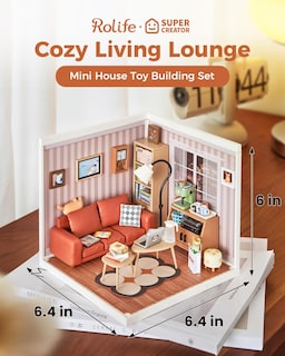 Foto 2 | Foto 2 | Set De Construcción Rolife Diy Diy, Casa De Plástico En Miniatura Con Led - Venta Internacional.