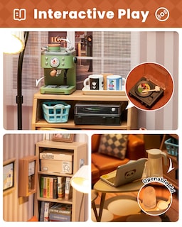 Foto 3 | Foto 3 | Set De Construcción Rolife Diy Diy, Casa De Plástico En Miniatura Con Led - Venta Internacional.