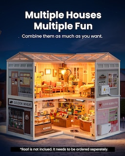 Foto 6 | Foto 6 | Set De Construcción Rolife Diy Diy, Casa De Plástico En Miniatura Con Led - Venta Internacional.