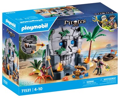 Foto 2 | Foto 2 | Set De Juego Playmobil Pirates Skull Island Con 73 Piezas - Venta Internacional.