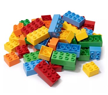 Foto 4 | Foto 4 | Bloques De Construcción Belug De Juguetes En Bolsas, 300 Pzs Colores