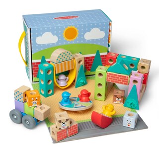 Foto 1 | Foto 1 | Bloques De Construcción Toy Melissa & Doug Blockables™ Town, 73 Unidades - Venta Internacional.