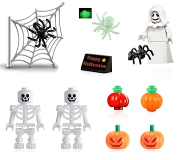 Foto 1 | Foto 1 | Paquete Combinado Toy Lego Spooky Halloween Con Esqueleto Y Fantasma - Venta Internacional.