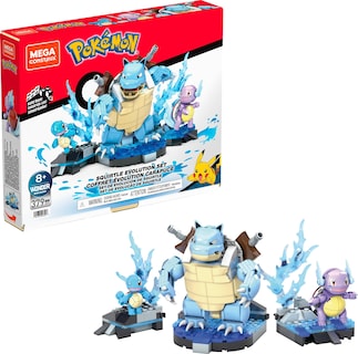 Foto 1 | Foto 1 | Set De Construcción Mega Pokémon Squirtle Evolution Con 379 Ladrillos - Venta Internacional.