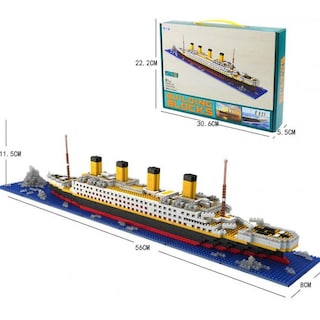 Foto 1 | Foto 1 | Juego De Bloques De Construcción Titanic Modelo 1860 Piezas Para Adultos Y Niños - Venta Internacional.