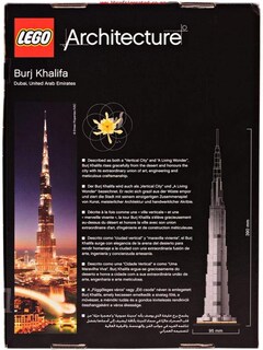 Foto 4 | Foto 5 | Set De Construcción Lego Architecture Burj Khalifa 21031 - Venta Internacional.