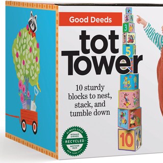 Foto 5 | Foto 5 | Bloques Apilables Eeboo Good Deeds Tot Tower Durante Más De 2 Años - Venta Internacional.