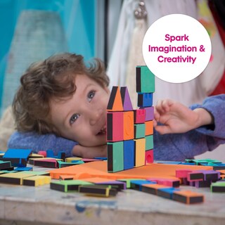 Foto 5 | Foto 5 | Bloques De Construcción Edushape Magic Shape, Magnéticos, 54 Piezas - Venta Internacional.