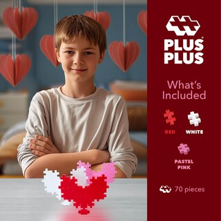 Foto 2 | Foto 2 | Juego De Bloques De Construcción De Rompecabezas 3d Plus Plus I Love You Hearts - Venta Internacional.