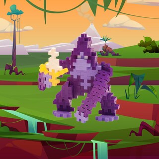 Foto 2 | Foto 2 | Building Block Set Plus Plus, Figura De Animal 3d, Gorilla Kids - Venta Internacional.