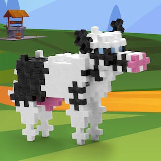 Foto 2 | Foto 2 | Set De Bloques De Construcción Plus Plus Plus, Figura De Animal 3d Con Forma De Vaca Para Niños - Venta Internacional.