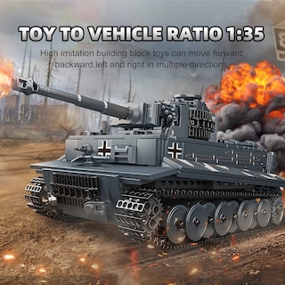 Foto 2 | Foto 2 | Tanque Building Blocks Toy Mould King 20014 Tiger Con Mando A Distancia - Venta Internacional.