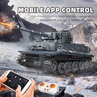 Foto 5 | Foto 5 | Tanque Building Blocks Toy Mould King 20014 Tiger Con Mando A Distancia - Venta Internacional.