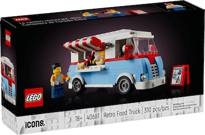 Foto 1 | Foto 1 | Camión De Comida Retro Lego 40681 De Juguete Con 310 Piezas - Venta Internacional.