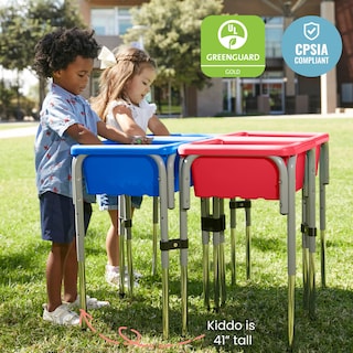Foto 6 | Foto 6 | Mesa De Juego Ajustable Con Arena Y Agua Ecr4kids De 4 Estaciones - Venta Internacional.