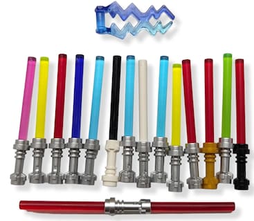 Foto 1 | Foto 1 | Sable Láser Lego Star Wars De Juguete De Colores Raros Con Empuñaduras Metálicas - Venta Internacional.