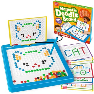 Foto 1 | Foto 1 | Tablero De Dibujo Magnético Coogam, Tamaño Grande, Con Bolígrafo Y Cuentas Con Puntos, De 3 A 6 Años - Venta Internacional.