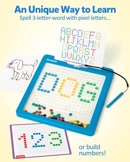 Foto 4 | Foto 4 | Tablero De Dibujo Magnético Coogam, Tamaño Grande, Con Bolígrafo Y Cuentas Con Puntos, De 3 A 6 Años - Venta Internacional.