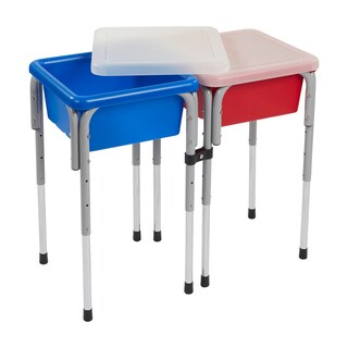 Foto 1 | Foto 1 | Mesa De Juego Ecr4kids Con 2 Estaciones Ajustables Para Arena Y Agua - Venta Internacional.