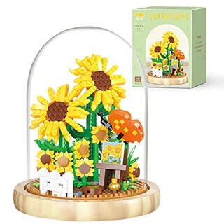 Foto 2 | Foto 2 | Juego De Bloques De Construcción Oltlyunh Mini Bricks Con Forma De Ramo De Flores - Venta Internacional.