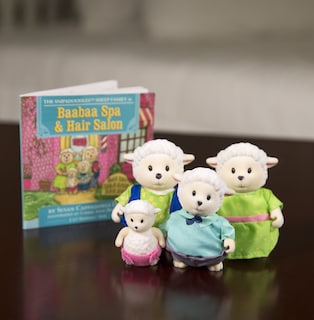 Foto 4 | Foto 4 | Set De Juguetes Li'l Woodzeez Sheep Family Snipadoodles Con Libro De Cuentos - Venta Internacional.