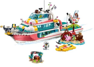 Foto 2 | Foto 2 | Kit De Construcción De Barcos De Juguete Lego Friends Rescue Mission Boat 41381 - Venta Internacional.