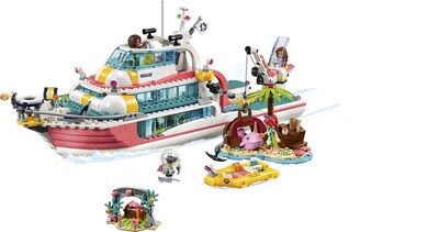 Foto 4 | Foto 4 | Kit De Construcción De Barcos De Juguete Lego Friends Rescue Mission Boat 41381 - Venta Internacional.