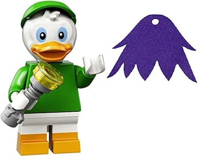 Foto 1 | Foto 1 | Minifig Lego Disney Series 2 De Louie Con Capa Morada De 5 Cm De Altura - Venta Internacional.
