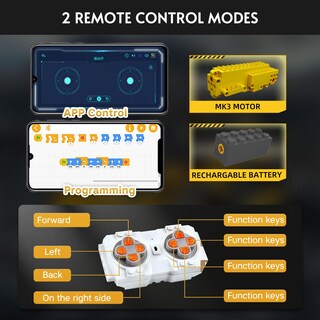 Foto 6 | Foto 6 | Set De Construcción Mould King Bulldozer Technique Con 1508 Piezas - Venta Internacional.