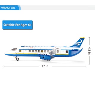 Foto 3 | Foto 3 | Bloques De Construcción Toy Sluban Aviation Airbus Plane 463 Piezas - Venta Internacional.