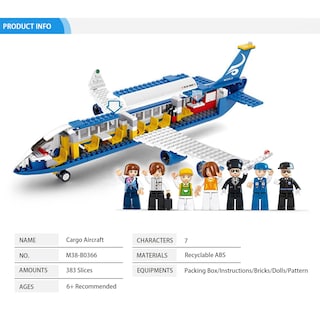 Foto 4 | Foto 4 | Bloques De Construcción Toy Sluban Aviation Airbus Plane 463 Piezas - Venta Internacional.