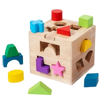 Foto 1 | Foto 1 | Juguete Educativo De Madera Xtellar Para Bebés De 18 Meses En Adelante Con 13 Formas Geométricas