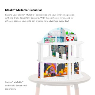 Foto 3 | Foto 3 | Juega A Table Stokke Mutable Bricks Tower Scenario City Durante Más De 3 Años - Venta Internacional.