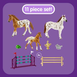 Foto 4 | Foto 4 | Torneo Playset Schleich Horse Club Lisa Con Appaloosas - Venta Internacional.