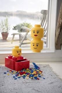 Foto 5 | Foto 5 | Cabezal De Almacenamiento Lego Room Copenhagen Large Girl Amarillo - Venta Internacional.