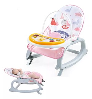 Foto 1 | Foto 1 | Bouncer Silla Mecedora para Bebé Aeiou Hb601 Musical 4 en 1