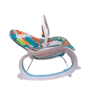 Foto 2 | Foto 2 | Silla Mecedora Para Bebé Con Asiento Acolchonado Bandeja Y Juguetes Colgantes