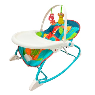 Foto 2 | Foto 2 | Silla Mecedora Para Bebé Con Asiento Acolchonado Bandeja Y Juguetes Colgantes