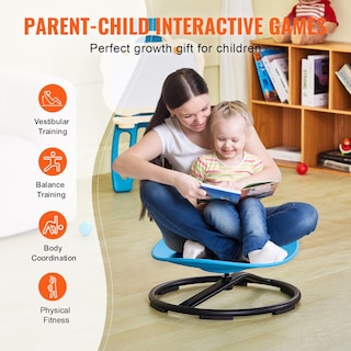Foto 6 | Foto 6 | Silla Giratoria Vevor Kids Sensory Spinning De 100 Kg De Capacidad, Color Azul - Venta Internacional.