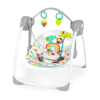 Foto 1 | Foto 1 | Baby Swing Bright Starts Playful Paradise Portátil Compacto - Venta Internacional.