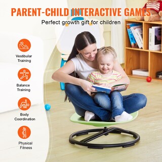 Foto 7 | Foto 7 | Silla Giratoria Vevor Kids Sensory Spinning De 100 Kg De Capacidad, Color Verde - Venta Internacional.