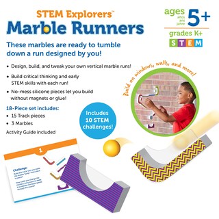 Foto 5 | Foto 5 | Recursos De Aprendizaje Stem Explorers De Marble Runners, 18 Piezas - Venta Internacional.