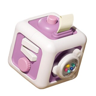 Foto 1 | Foto 1 | Juguete Busy Cube Para Niño De 1 Año, Bebé De 12 A 18 Meses, Color Morado - Venta Internacional.