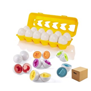 Foto 1 | Foto 1 | Juego Didáctico Huevos De Juguete Educativos Aprender De Numeros Lab.g Amarillo