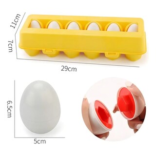 Foto 2 | Foto 2 | Juego Didáctico Huevos De Juguete Educativos Aprender De Numeros Lab.g Amarillo