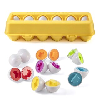 Foto 5 | Foto 5 | Juego Didáctico Huevos De Juguete Educativos Aprender De Numeros Lab.g Amarillo