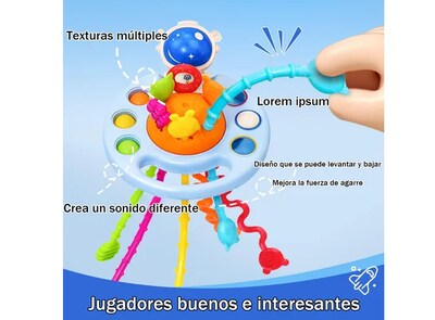 Foto 3 | Foto 3 | Uguete Interactivo Xtellar Montessori, Sensorial Y Estimulación Cognitiva Para Bebés