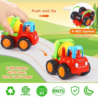 Foto 2 | Foto 2 | Venta Internacional - Juguete De Inercia Orwine De Friction Powered Cars Para Niños Pequeños De 18 M O Más De 4 Peniques